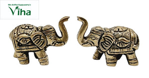 Brass Elephant 2 pieces