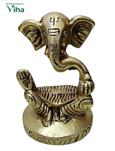 Ganesha Brass Statue for Home & Car Decoration


 
