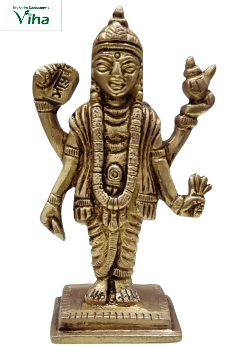 Dhanvantri Brass Statue | God of Medicine & Health
