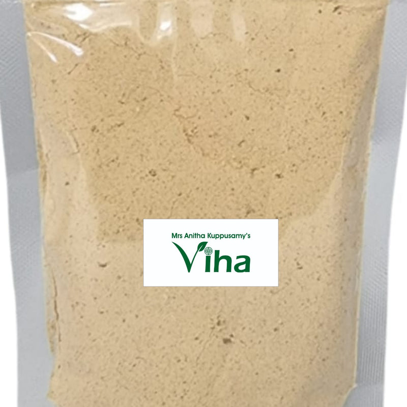 Homemade Mudakkathan Idli Powder | Balloon Vine Leaf Idli Powder in a clear plastic pouch