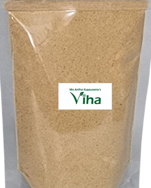 Homemade Pirandai Rice Mix Powder | Pirandai Sadha Podi | Adament Creeper Rice Mix Powder, in a transparent plastic pouch