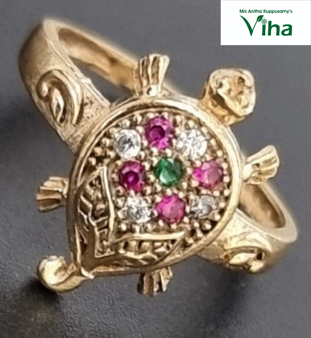 Vintage Navaratna Mans Ring 20k Gold 9 Gems c1940 India Diamond Ruby A –  Brenda Ginsberg Antique Jewelry