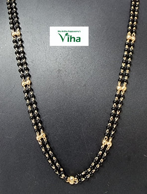 Impon Chain Black Beads