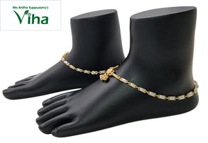 ﻿Impon Anklets | Impon Payal | Panchaloha | Size - 10