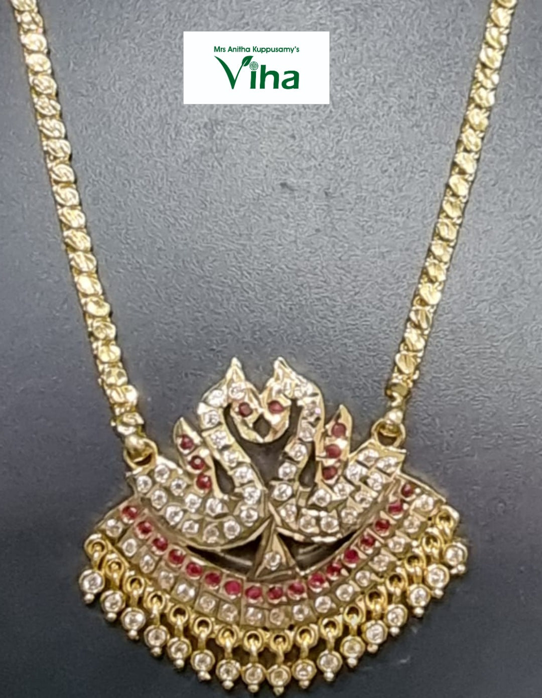 Impon Chain With Pendant Panchaloha Impon Jewellery Viha Online