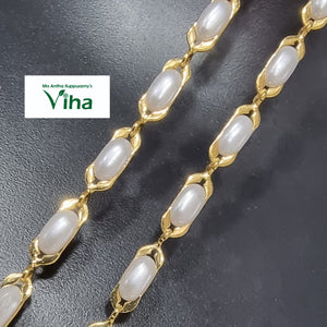 Impon Pearl Chain | Impon Jewellery | Panchaloha