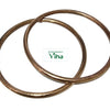 Impon Bangles, thin band with two interlocking rings
