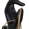 Impon Baby Bangles, a pair of textured gold-toned bangles displayed on a black mannequin hand