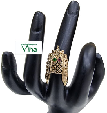 Impon Ring Adjustable | Panchaloha | Impon Jewellery