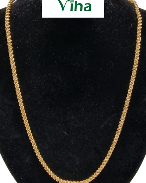 Impon Murukku Chain with twisted link pattern