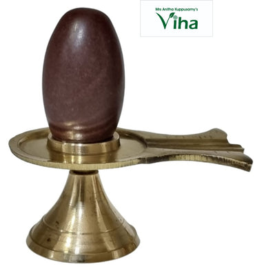 Narmadeshwar Shivling With Brass Stand