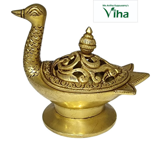 Designer Dhoop Holder / Sambrani Holder Brass / Loban Burner / Dhuni Burner