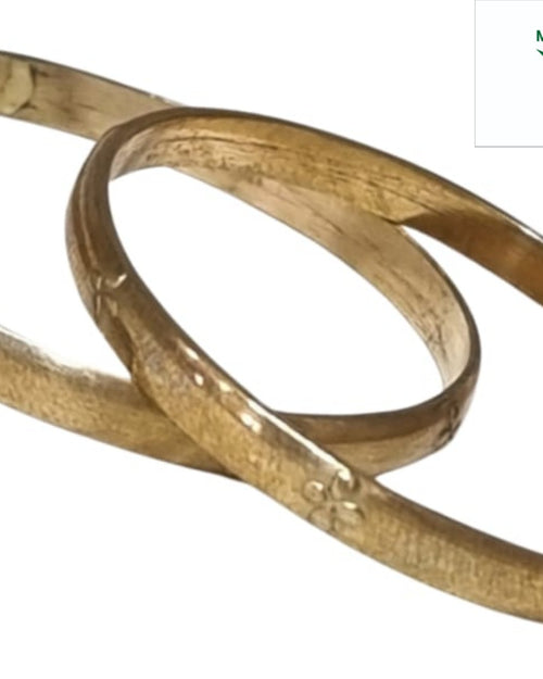 Impon Baby Bangles, with etched flower motifs