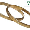 Impon Baby Bangles, with etched flower motifs