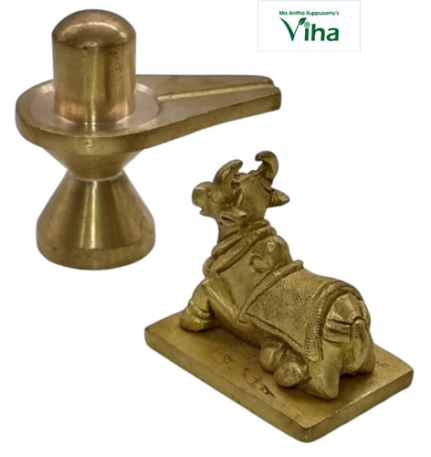 Shiva Lingam With Nandhi 