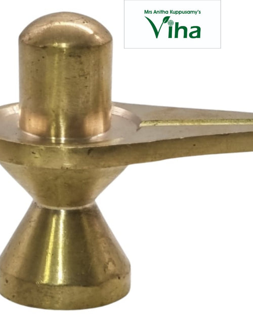Shiva Lingam Brass, a brass lingam (symbol of Lord Shiva)