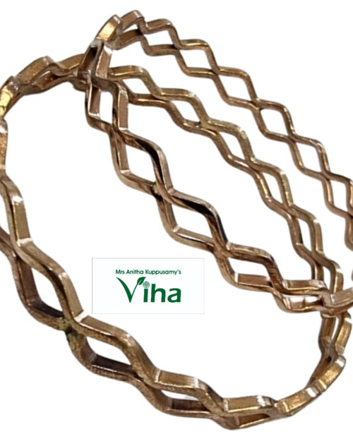 Impon Bangles with zigzag openwork pattern