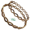 Impon Bangles with zigzag openwork pattern