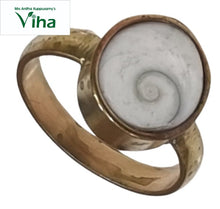 Gomati Chakra Ring Brass | Size - 25