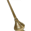 Nalungu Set, a gold-toned metal vessel featuring a bulbous body, a long tapering spout with a pointed top, and a fluted base with incised rings