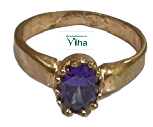 Impon Ring | Impon Purple Stone Ring
