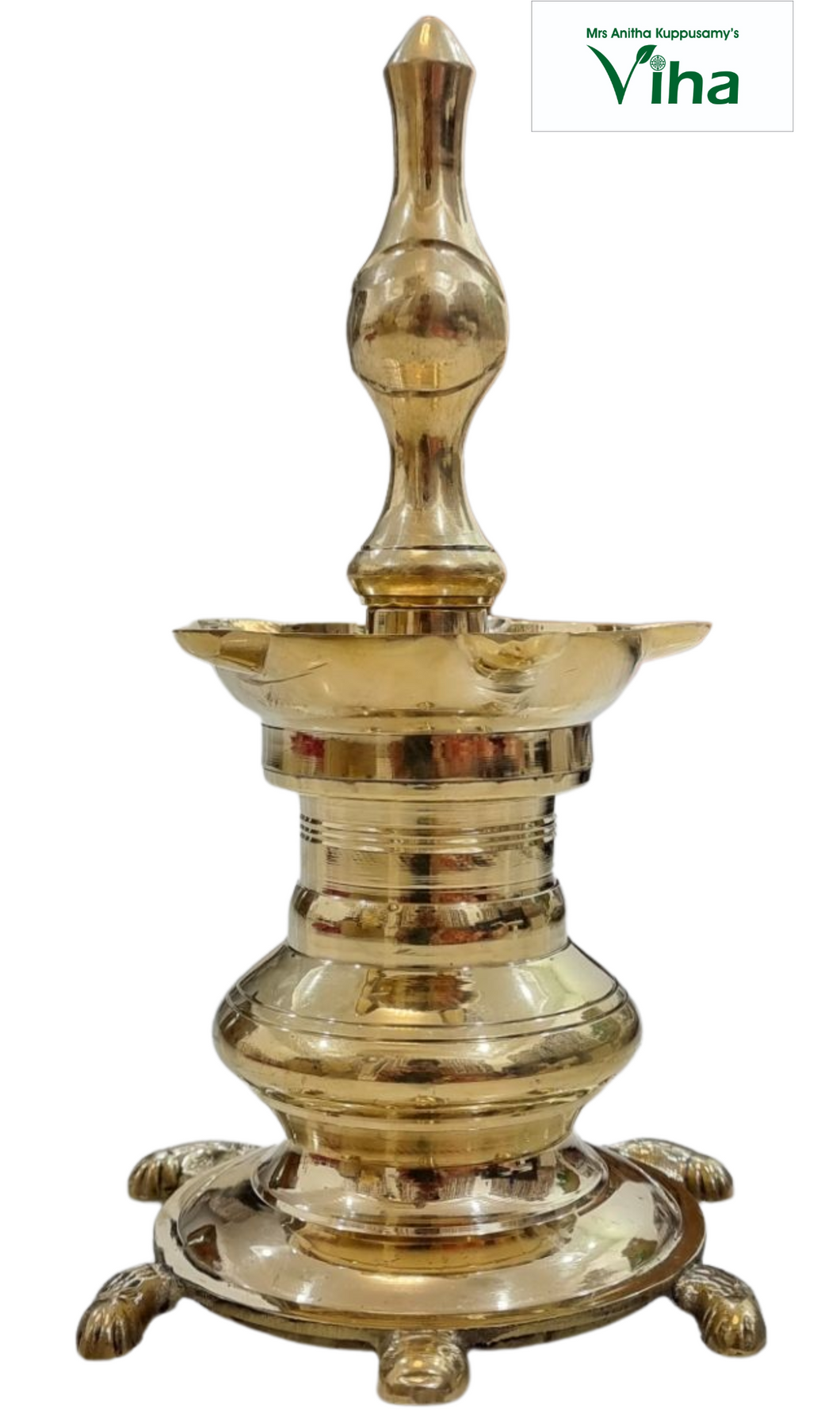 Tortoise Lamp Brass - Large