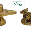 Shivling & Nandhi Set, a Shivling with Nandhi (sacred bull) facing it