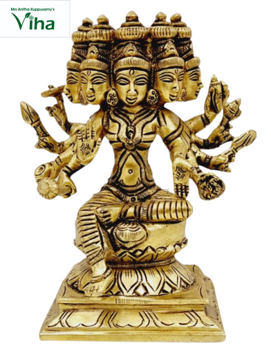 Gayatri Devi Statue Brass