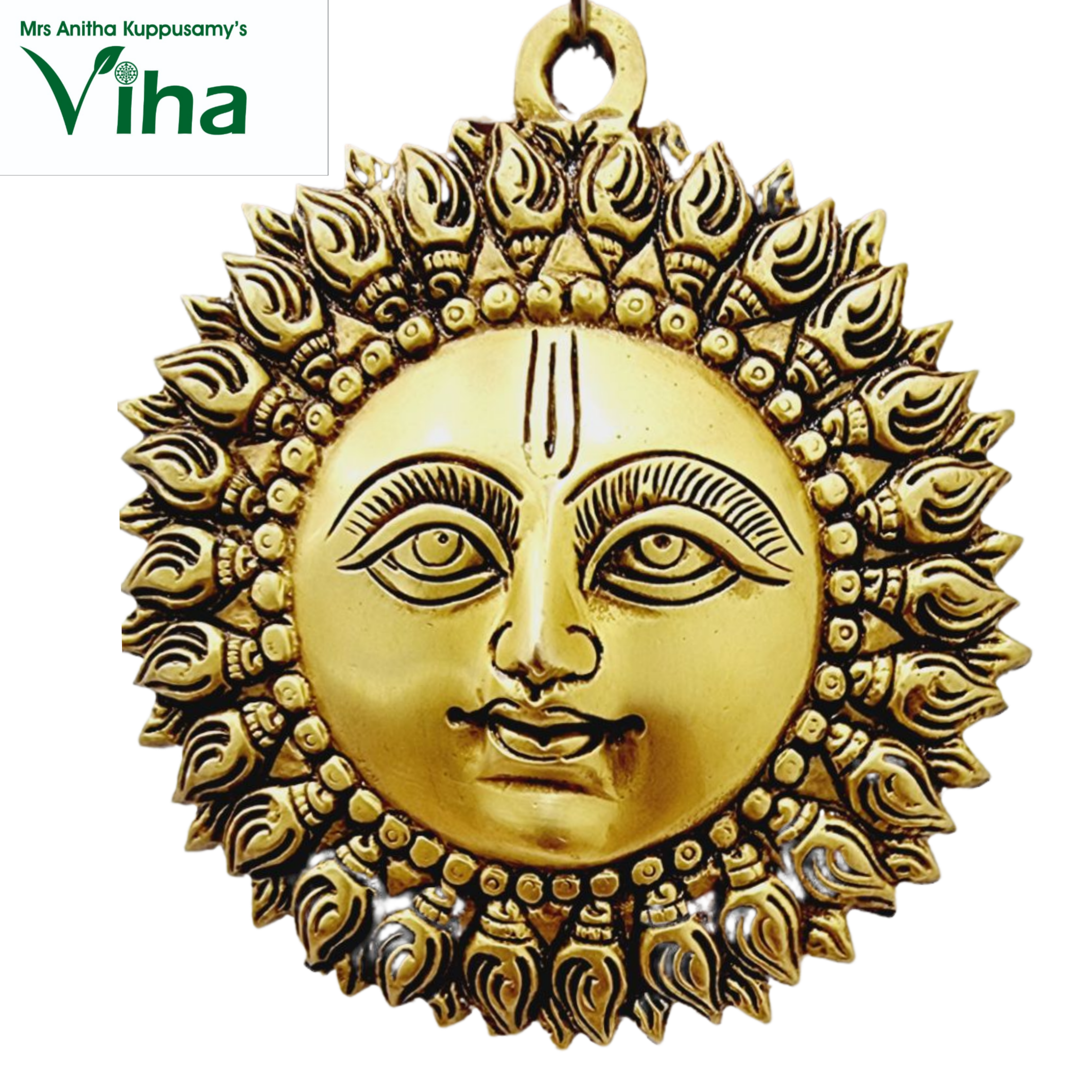Art Jewellery Suraj Gold Locket Lord Surya Gold Locket Sun Face