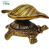 Tortoise Leaf Lamp Brass