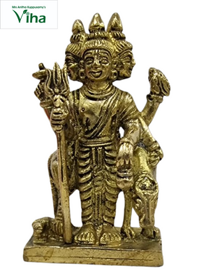 Dattatreya Statue Brass - Big
