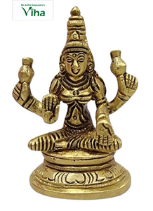 Mahalakshmi Statue Brass 3.2"inches