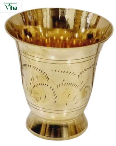 Brass Tumbler Mughal Design