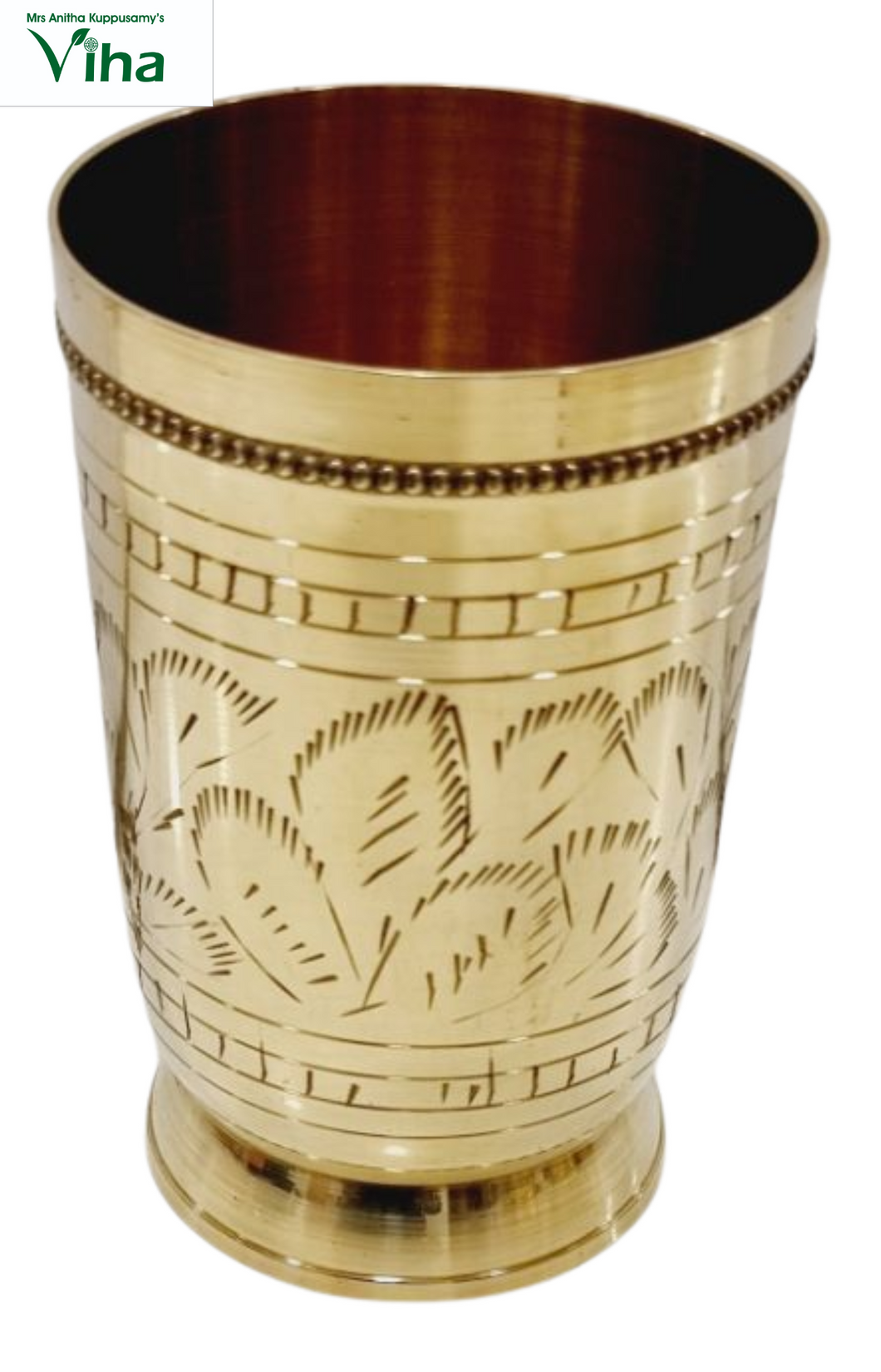 Brass Tumbler Mughal Design