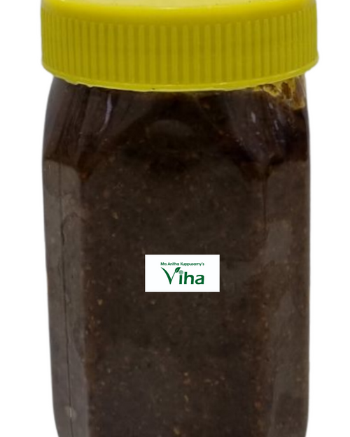 Gonkura Rice Mix, in a tall glass jar with a lid