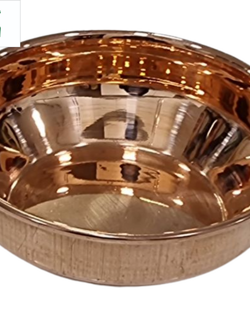 Copper Bowl - Big with wide shallow basin