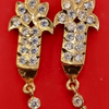 Impon Ear Studs with pavé stones and dangling element