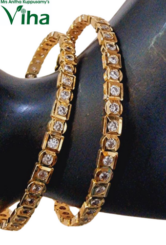 Impon Bangles | Panchaloha | Size - 2.8