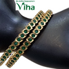 Impon Bangles, set with stones