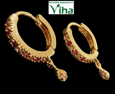 Impon Ear Hangings | Panchaloha | Impon jewellery