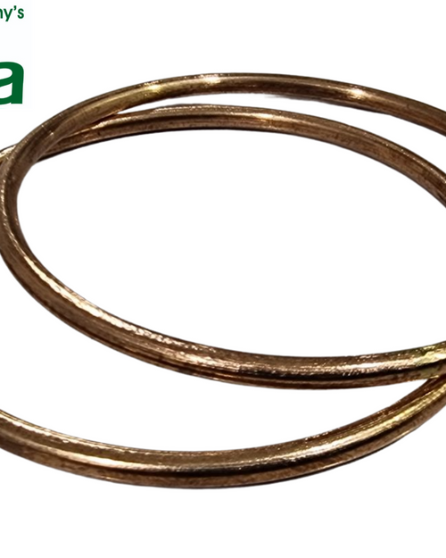 Impon Bangles in a set of two circular bracelets