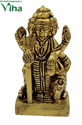Dattatreya Statue Brass - Small