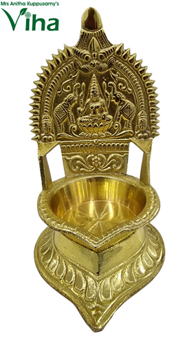 Gaja Lakshmi Vilakku Brass 4.5