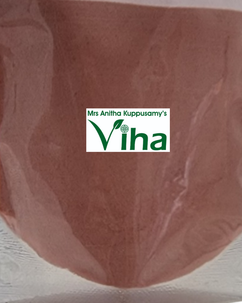 Natural & Organic Strawberry Fruit Powder, a shiny metallic foil pouch containing dull pink powder, bearing a white rectangular label with green text