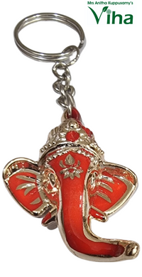 Ganesha Key Chain Red Colour