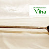 Thaalipu Karandi, a dark-grey metallic ladle with a long rectangular handle ending in a downward hook and a round bowl on the right