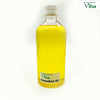 Cold Pressed Ground Nut Oil in a plastic bottle with a white cap