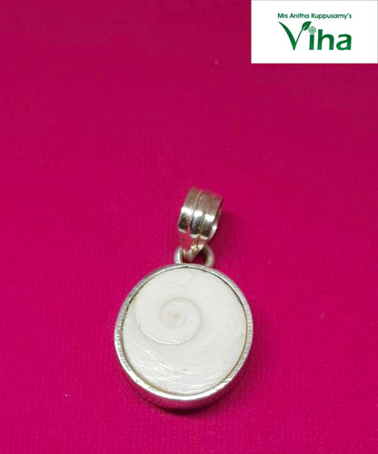 Silver Gomathi Chakra Pendant
