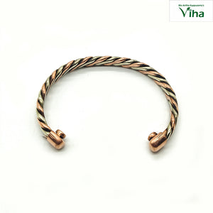 Copper Brass Kada/Bracelet With Magnet