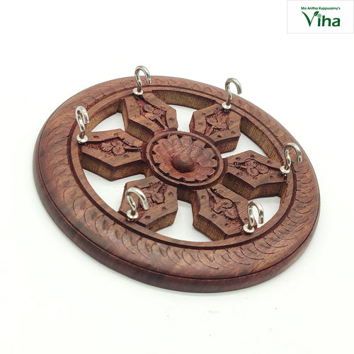 Wooden Key Chain Holder Medium